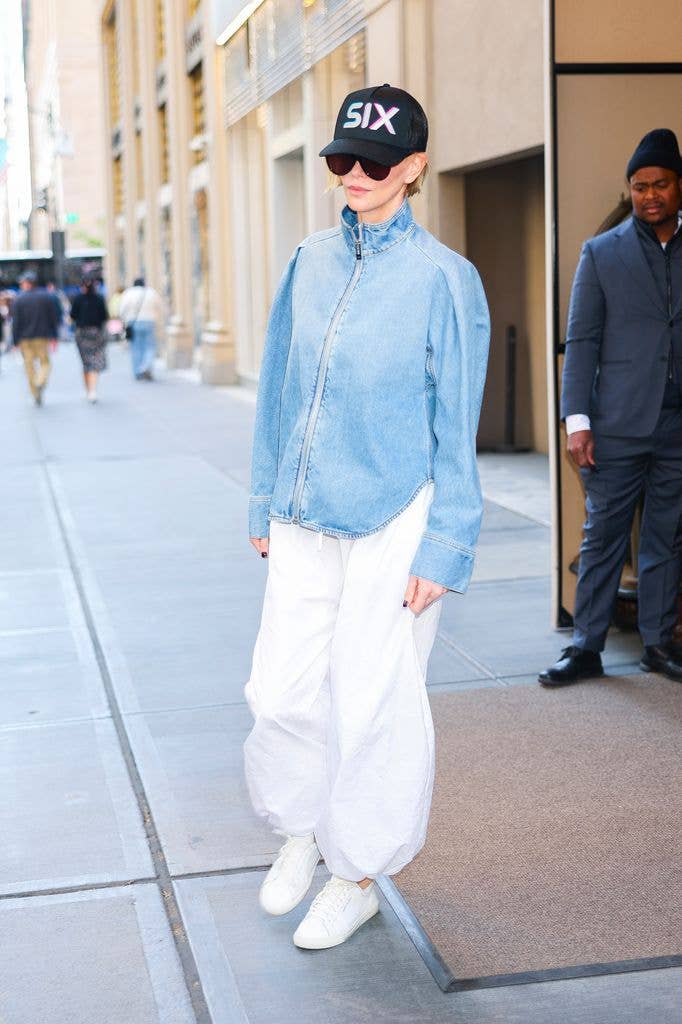 Charlize Theron, 50, just put the Saint Laurent sneaks on our wish list
