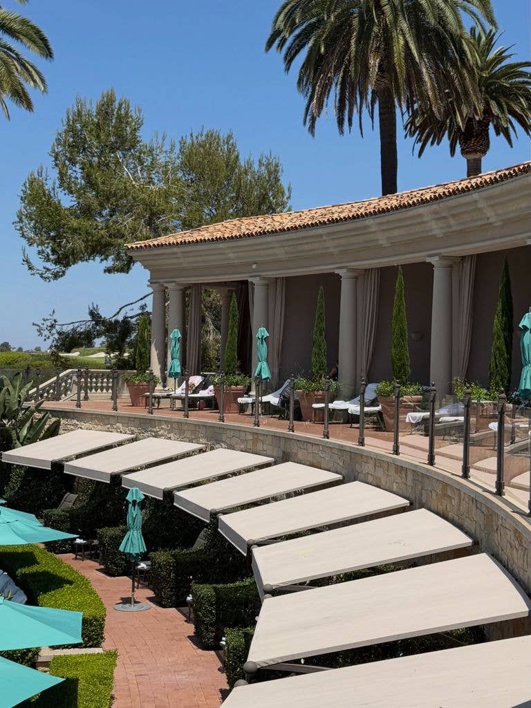 The five-star hotel Christina and her family stayed at 