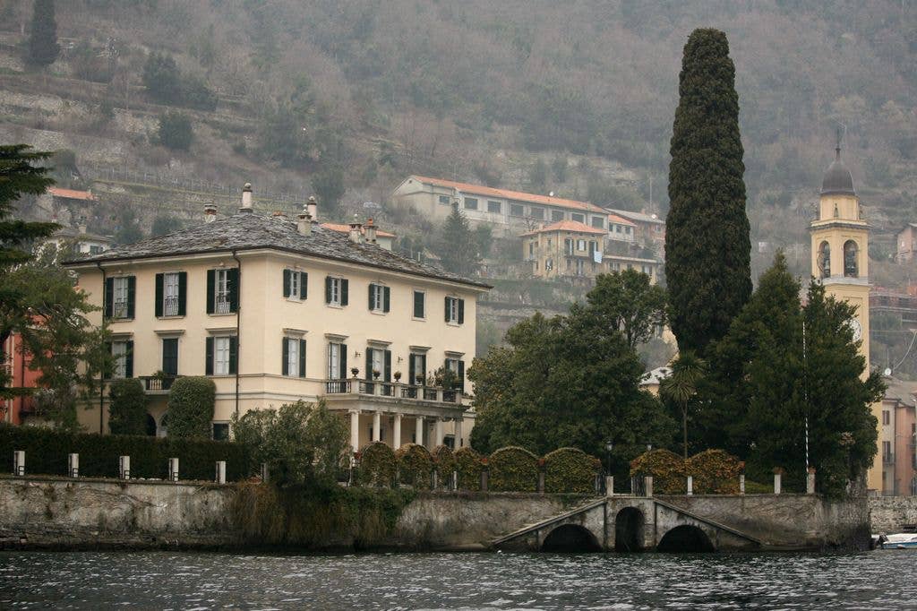 The couple also have a home on the banks of Lake Como (pictured in 2006)