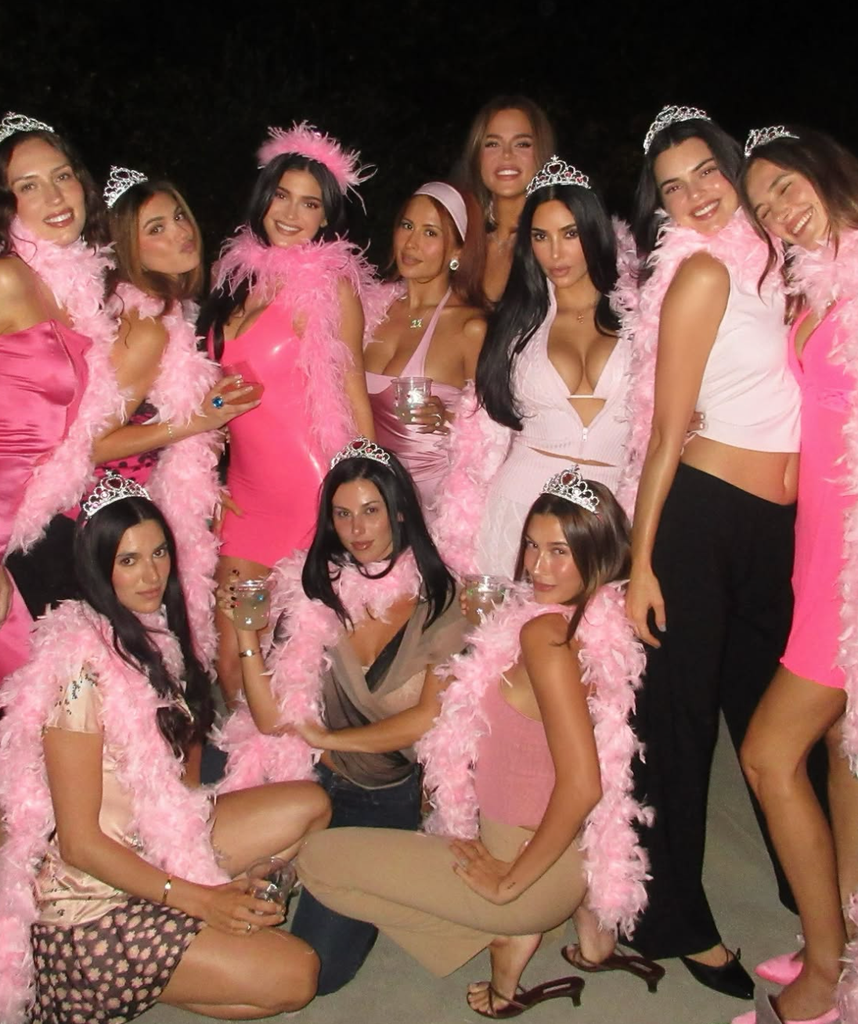 Kylie's older sisters Kim and Khloé Kardashian also joined the festivities