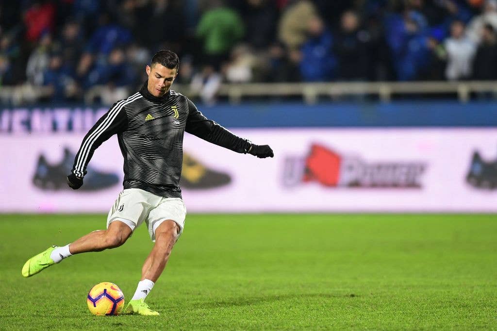 cristiano ronaldo kicking