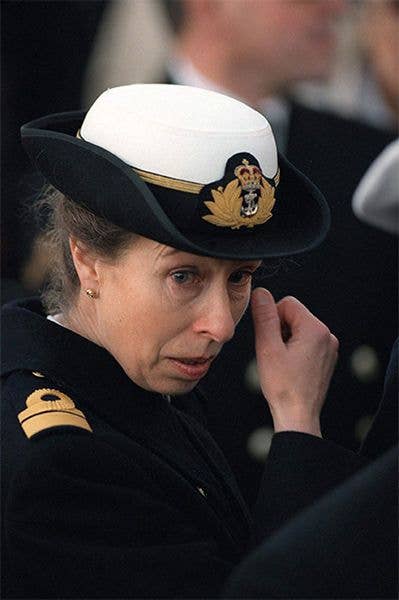 Princess Anne crying