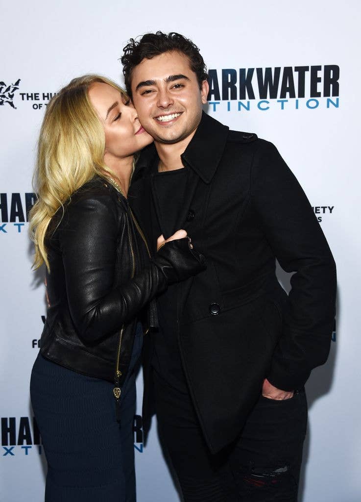 Hayden and her brother, Jansen arrive at a screening of Freestyle Releasing's "Sharkwater Extinction"