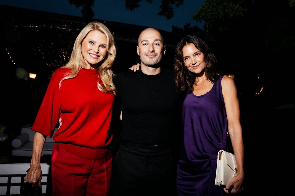 Christie Brinkley, Jason and Katie at the Michael Kors 45th Anniversary Collection Dinner 