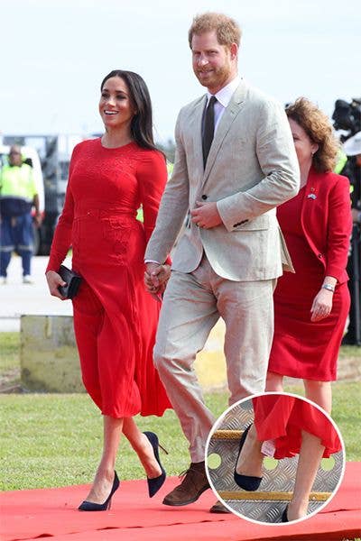 meghan markle public slip up
