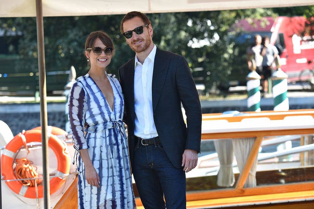 Alicia and Michael during the Venice Film Festival in 2016