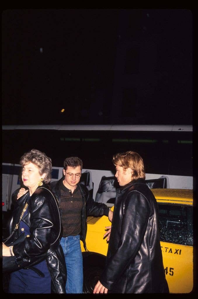 Brad Pitt arrives with his mother and brother at Morgan's Bar back in 1996