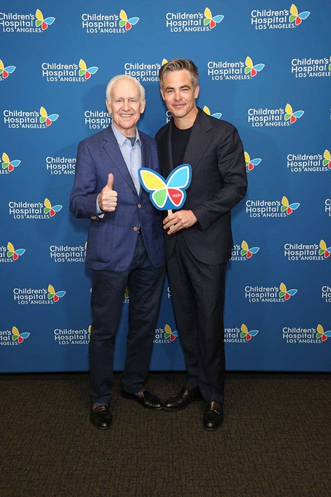 Robert Pine and Chris Pine
