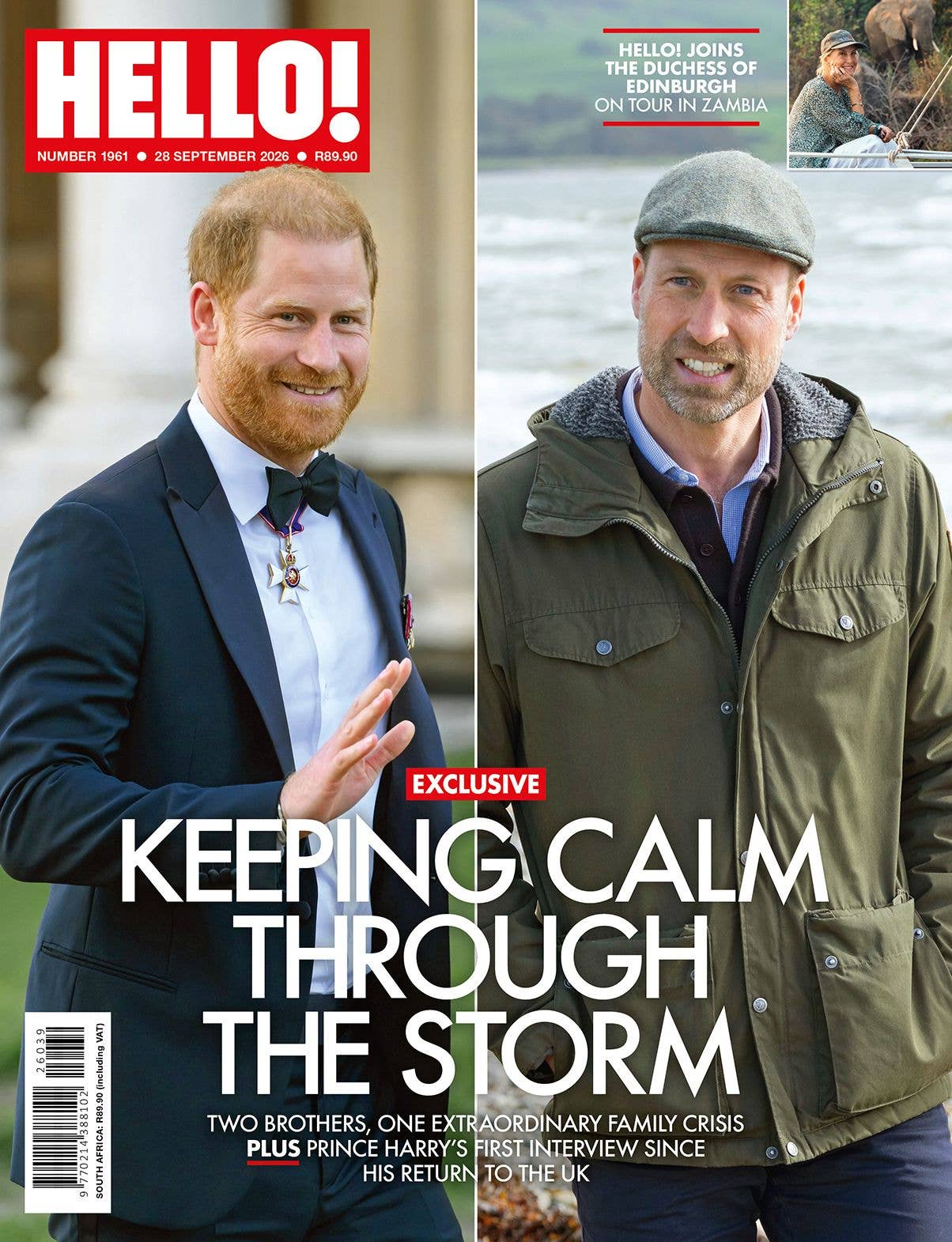This week's cover of HELLO! Magazine