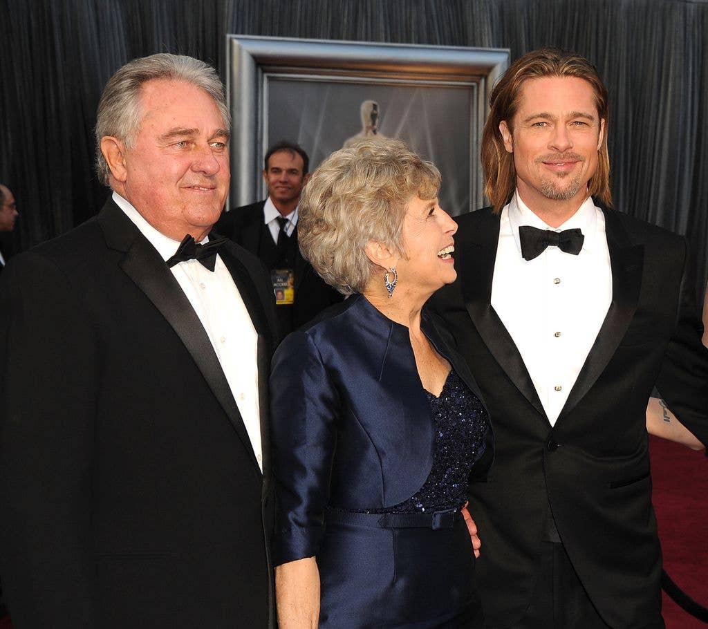 Bill Pitt, Jane Pitt and Brad Pitt arrives at the 84th Annual Academy Awards