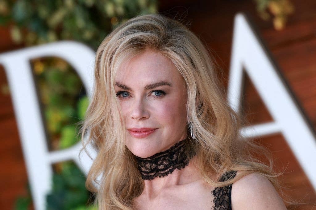 Nicole Kidman looked lovely with her blurred lips