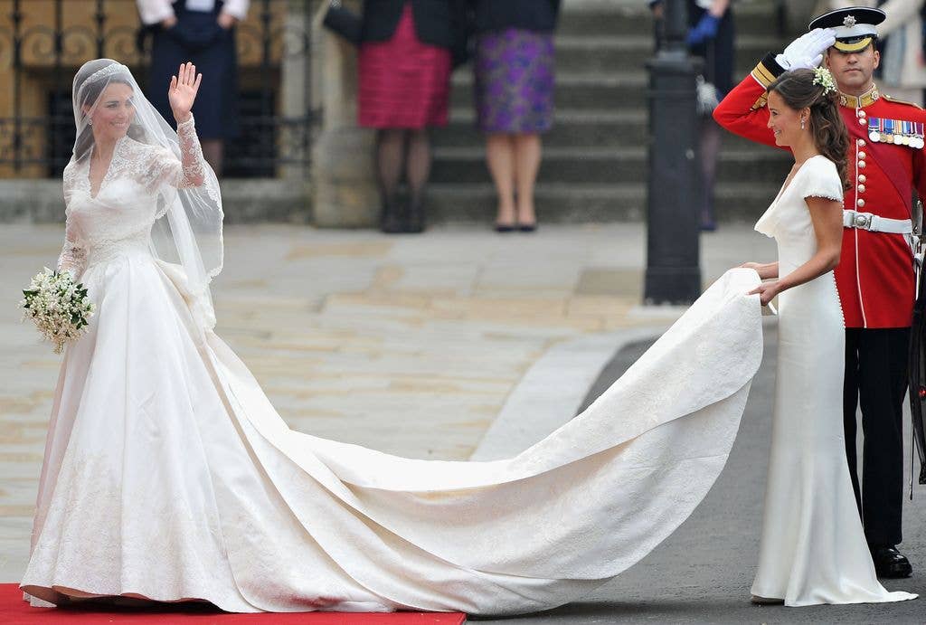 Pippa made headlines with her figure-hugging dress at Catherine's wedding