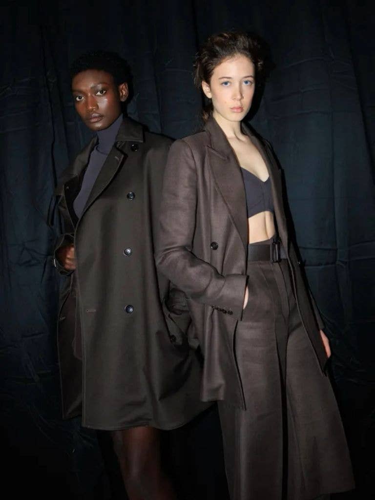 Sunday in Max Mara suit