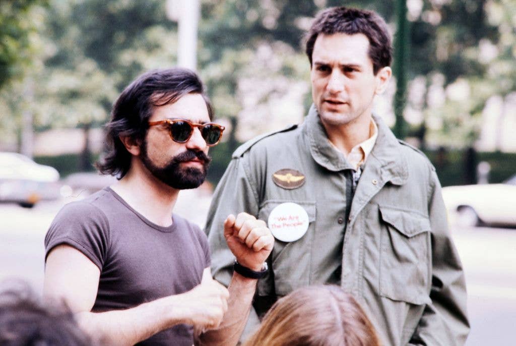 Robert de niro and Martin scorsese 1975