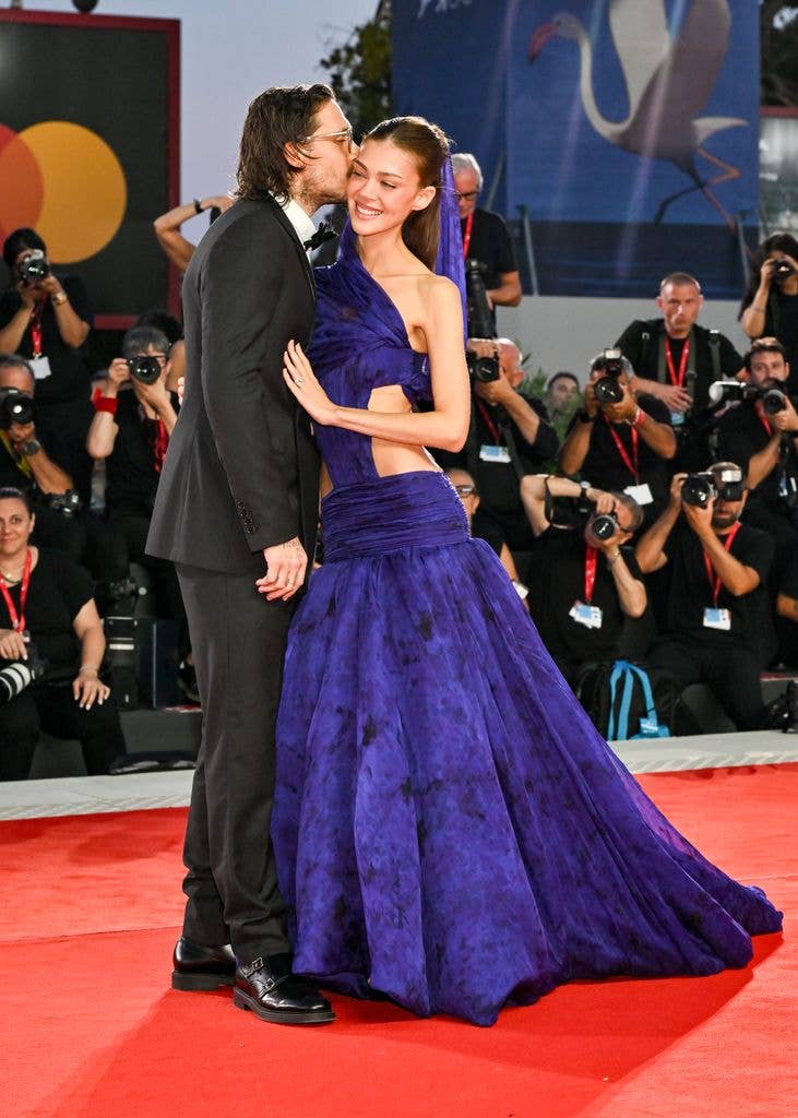 Brooklyn Beckham and Nicola Peltz at The 83rd Venice International Film Festival