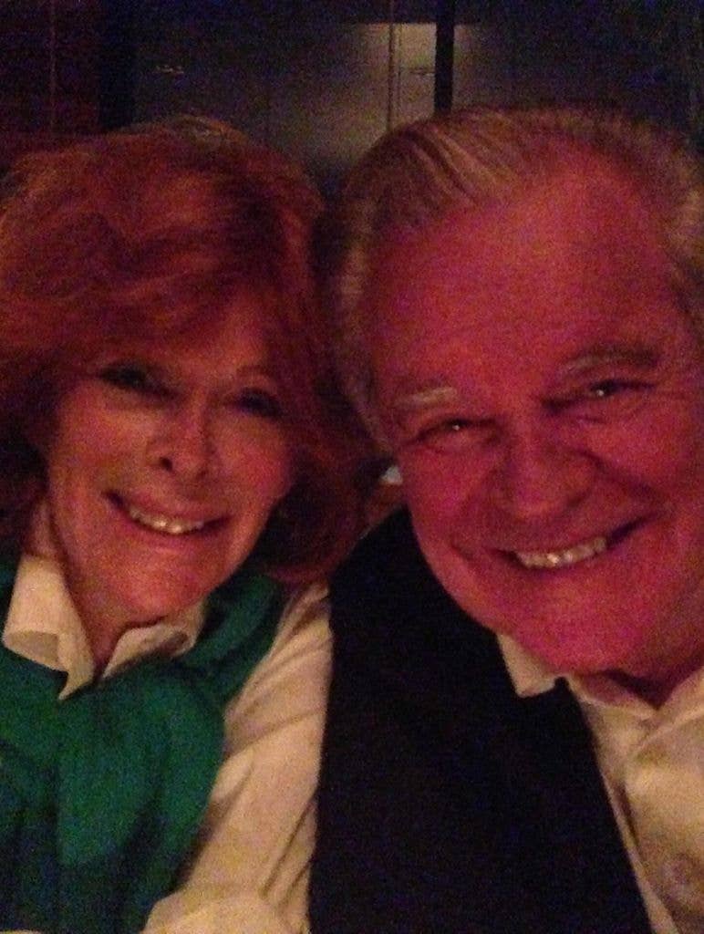 Jill St John and Robert Wagner take a selfie