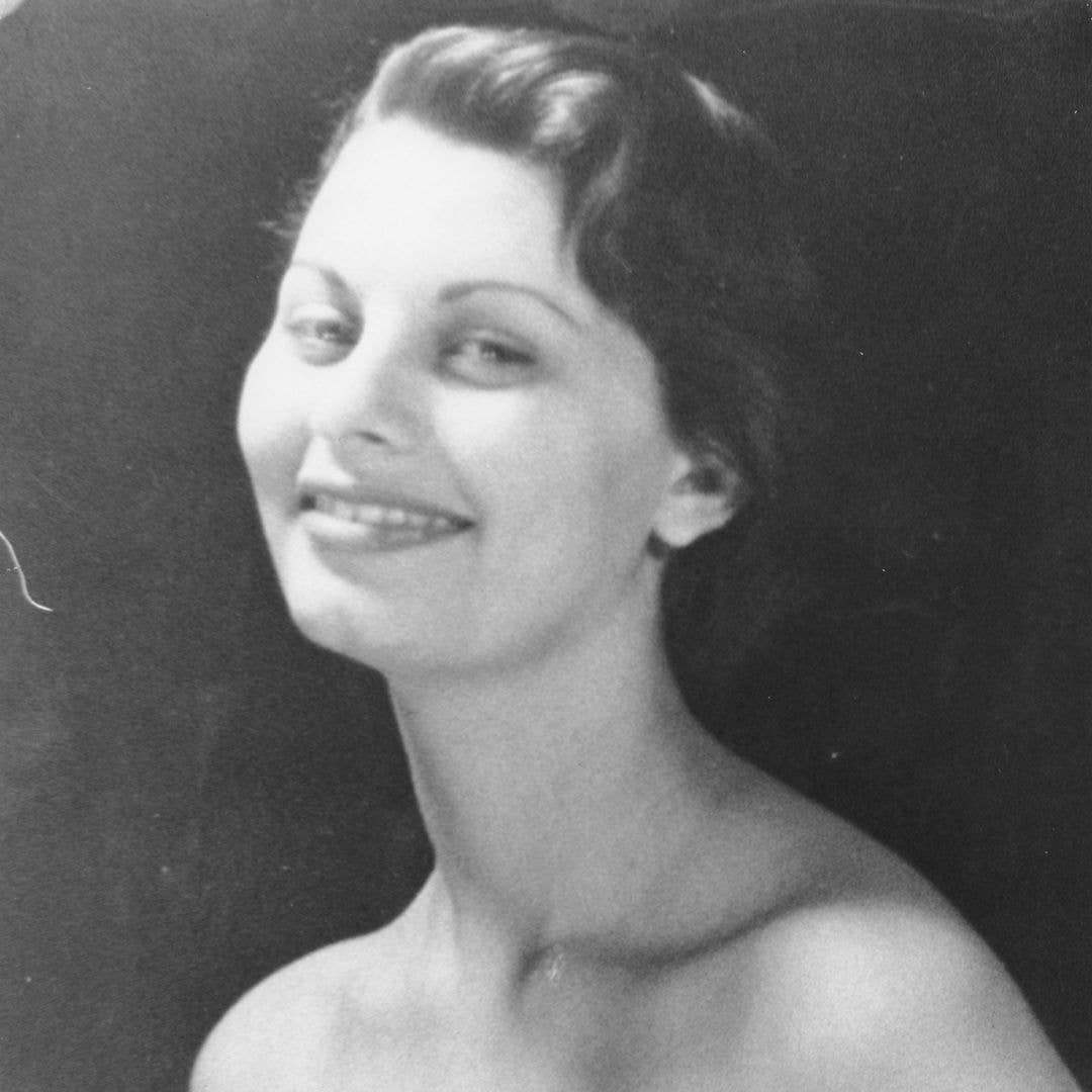 Sophia Loren at Miss Italia beauty pageant in 1950.