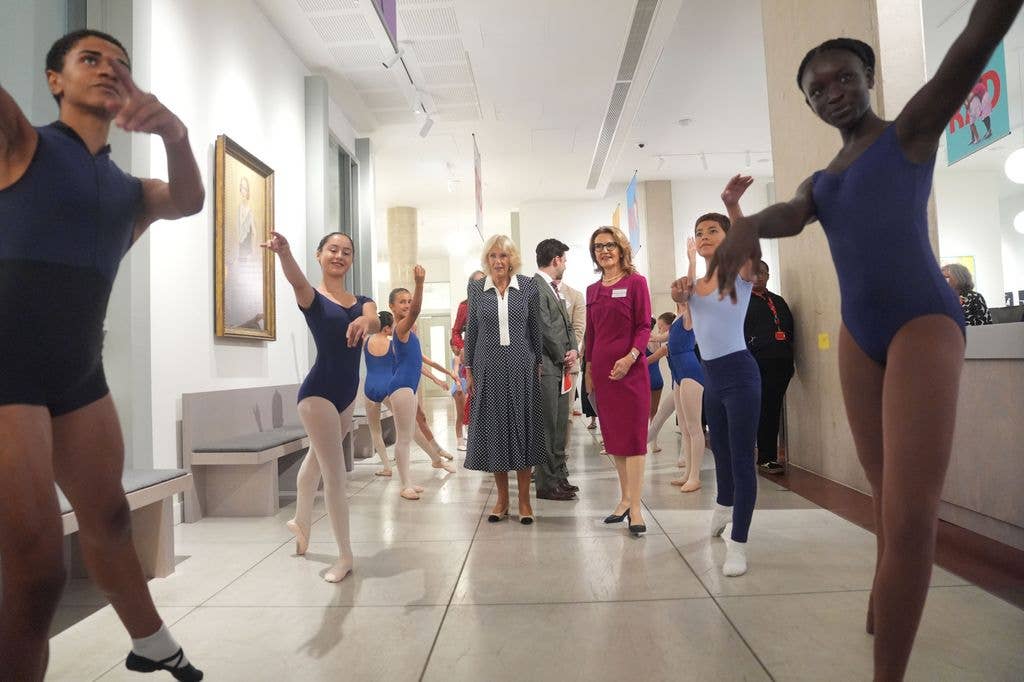 Camilla is a keen dancer herself