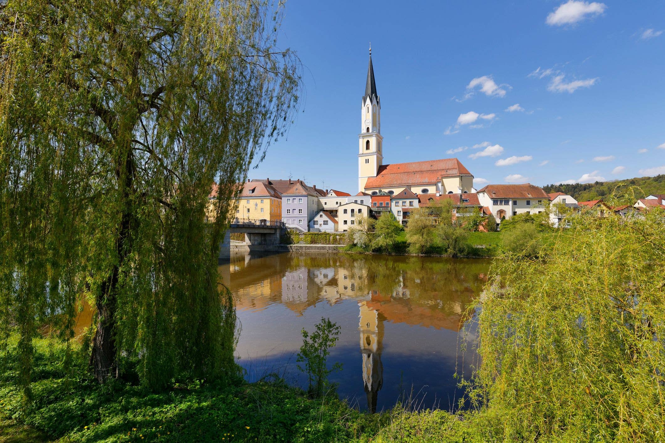 The ship was moored at the riverside town of Vilshofen