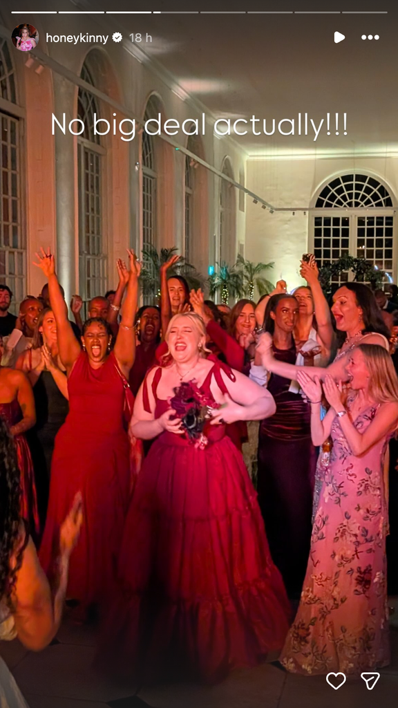 Honey Ross revealed she was the one to catch the bridal bouquet at her brother's wedding