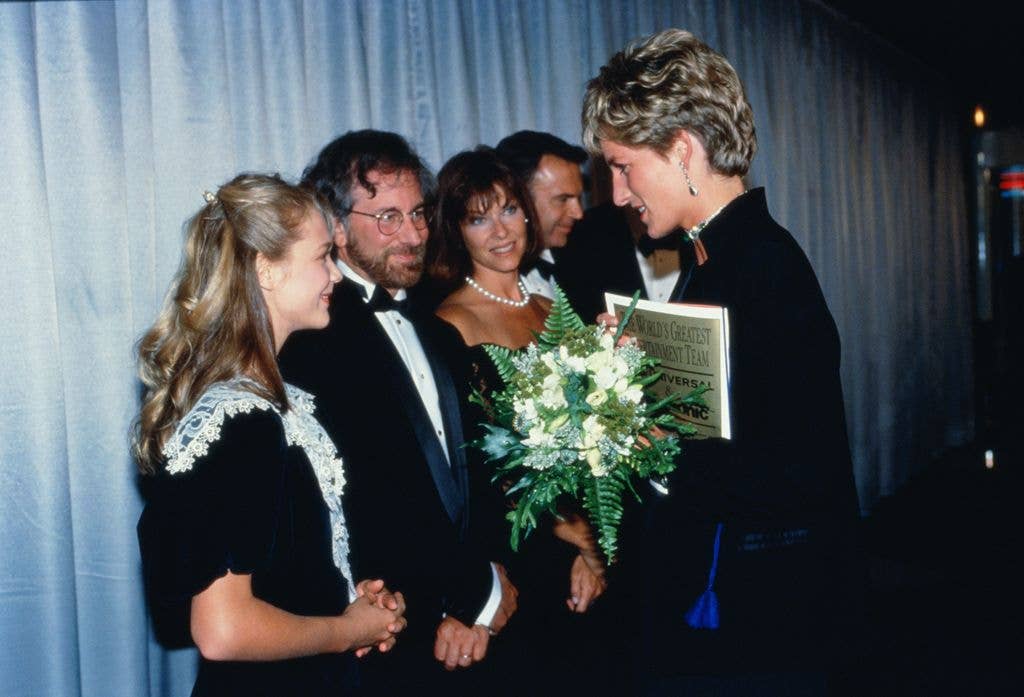 Ariana Richards met Princess Diana at the 1993 premiere of Jurassic Park