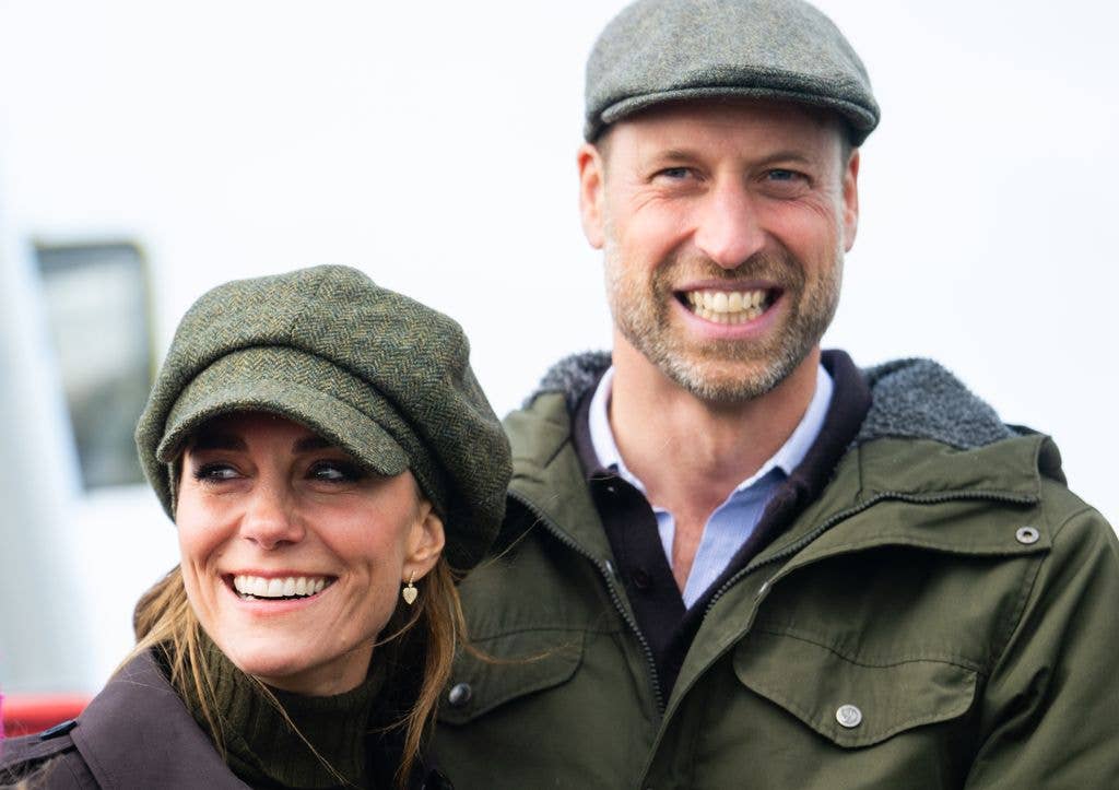 Prince William, Prince of Wales, and Catherine, Princess of Wales, visit Ettrick Bay during a royal visit to the Isle of Bute on September 17, 2026 in Rothesay, Isle of Bute, Scotland.