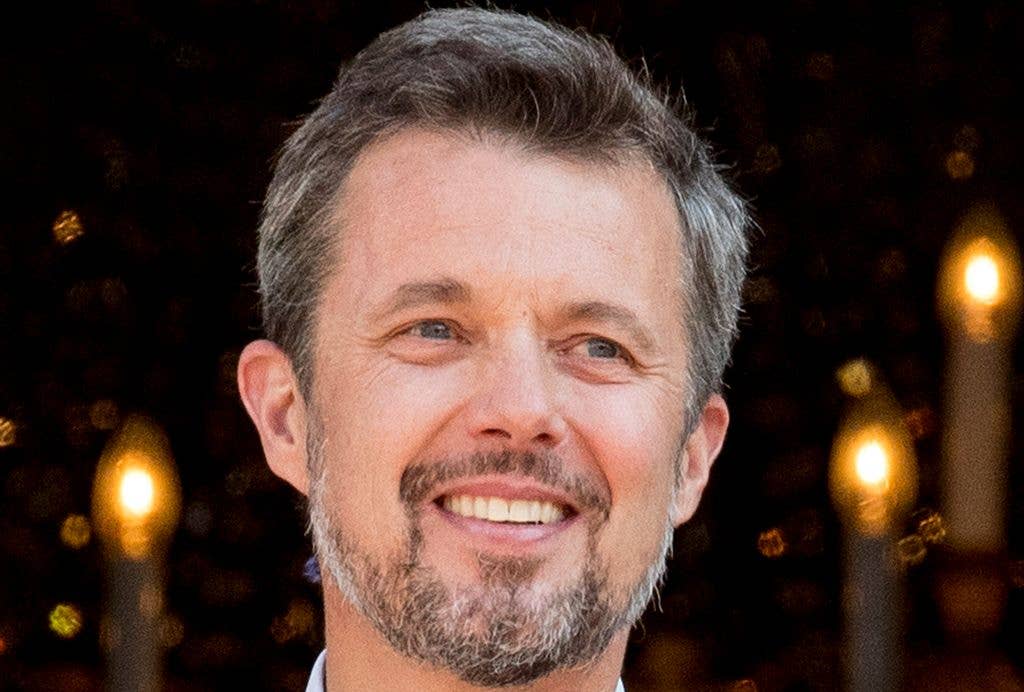 Crown Prince Frederik of Denmark smiling