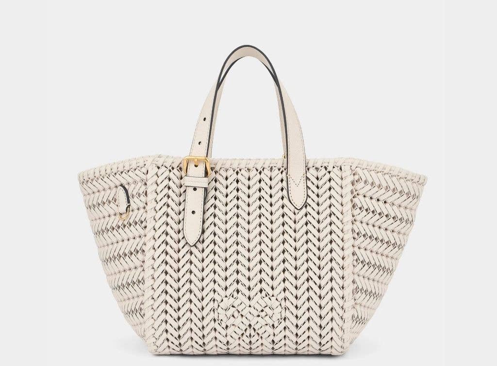 Kate carried the 'Neeson Small Square Tote' by Anya Hindmarch