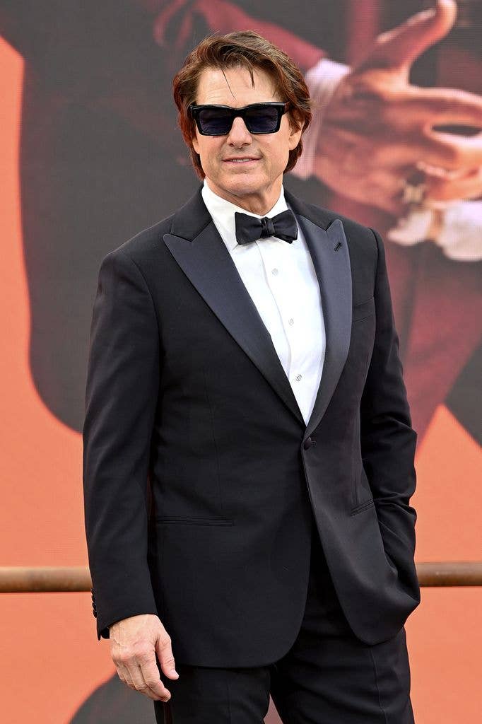 Tom Cruise attends the "Digger" Film And TV Charity Royal Film Performance And Global Premiere inside Leicester Square Gardens on September 22, 2026 in London, England. (Photo by Joe Maher/Getty Images)