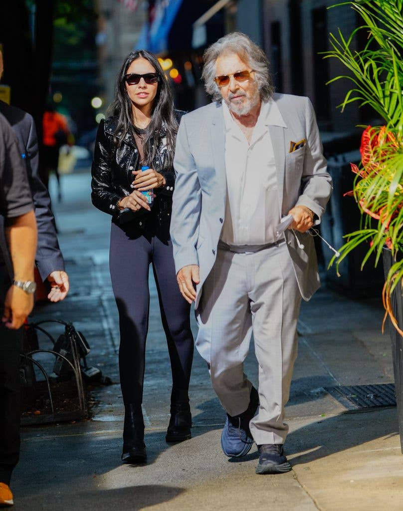 Noor Alfallah and Al Pacino in NYC 2024
