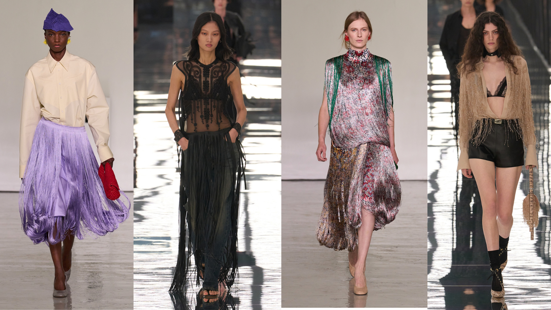 Fringed looks