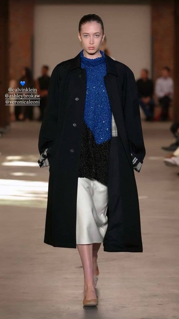 Sunday Rose walking for Calvin Klein spring/summer 2027