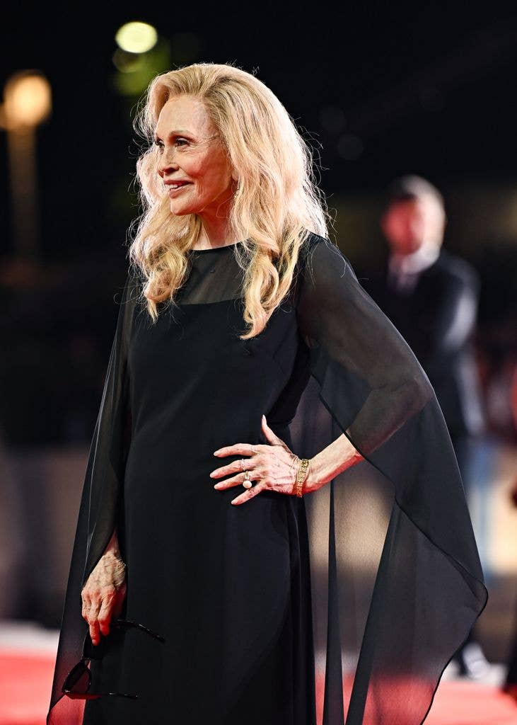 Faye Dunaway at the Kineo Award Red Carpet at The 83rd Venice International Film Festival on September 05, 2026 in Venice, Italy.