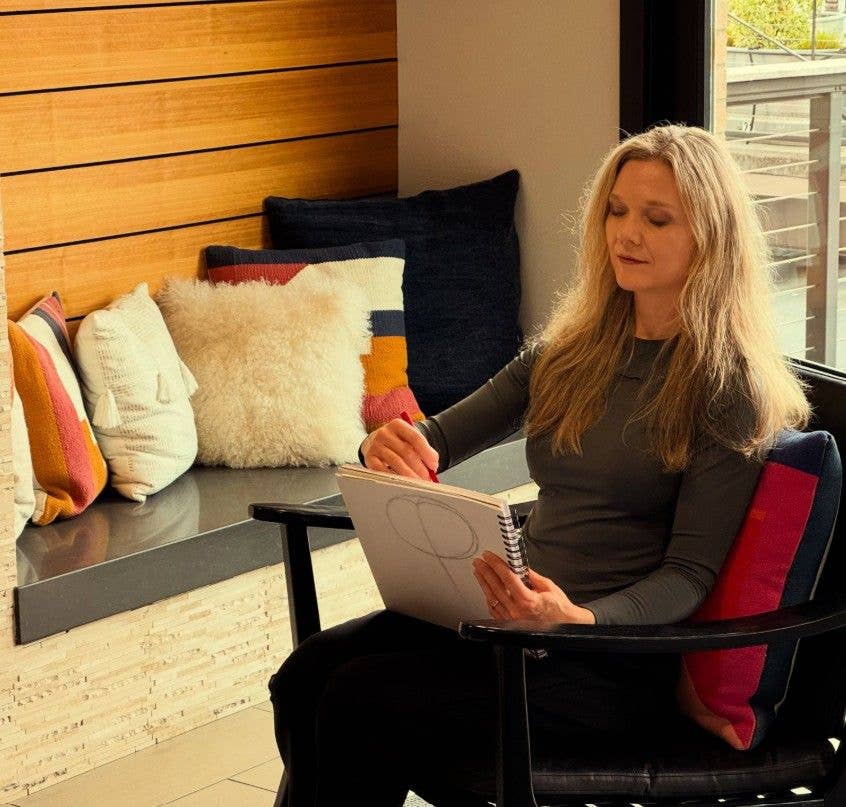 Ariana Richards shared a look at her artistic process on Instagram
