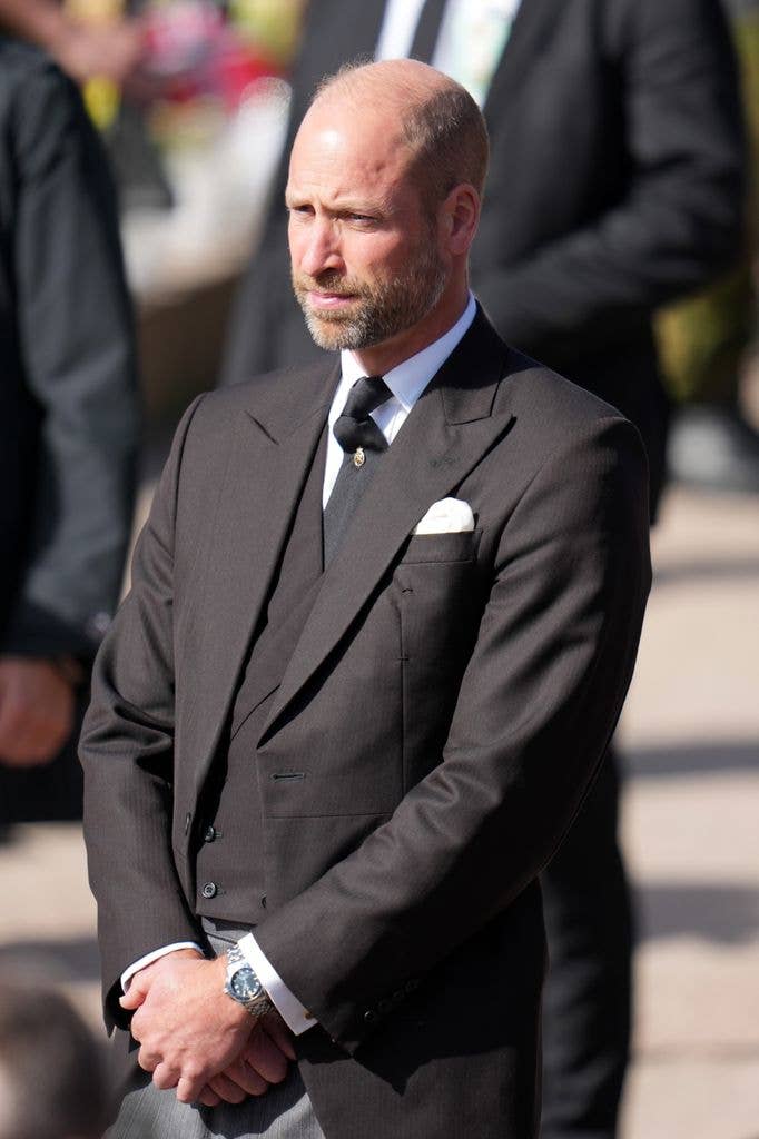 Prince William at Harald's funeral