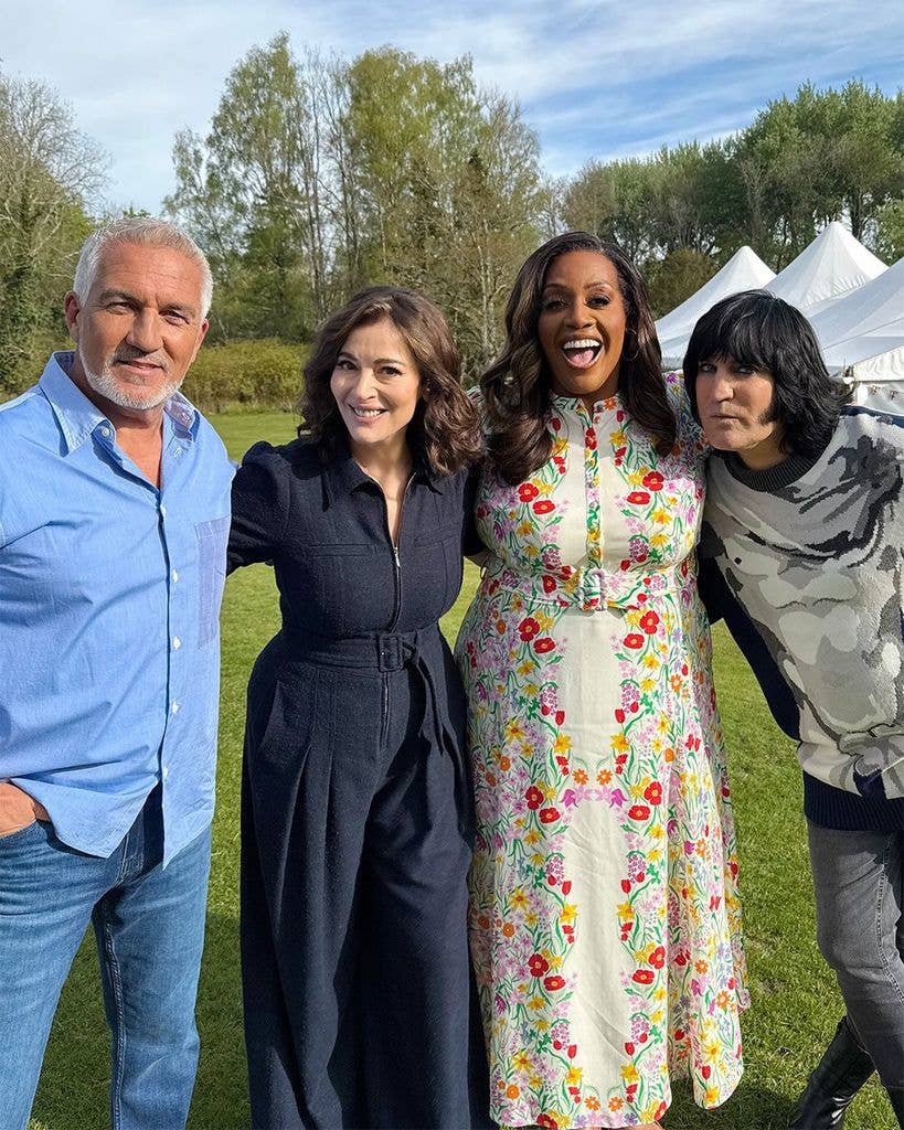 Nigella, Paul, Alison and Noel on GBBO