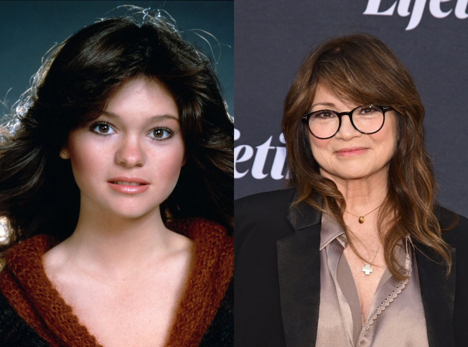 Valerie Bertinelli pictured in 1979 and 2026.