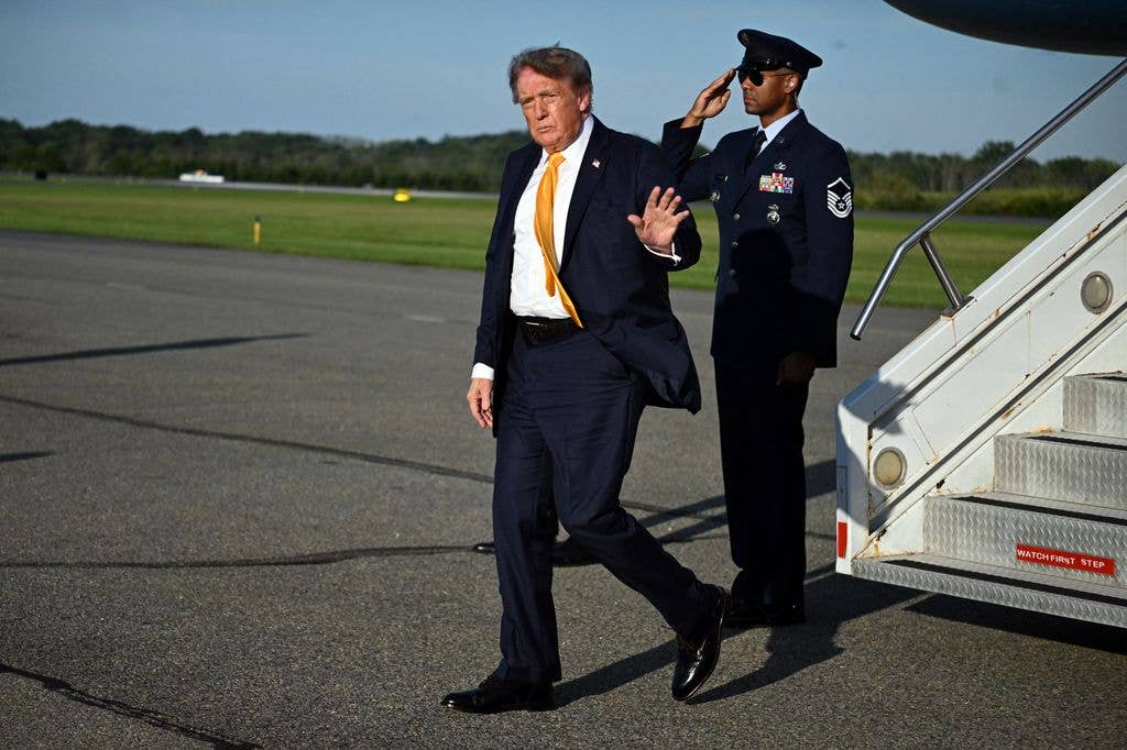Donald's hair is much darker than before