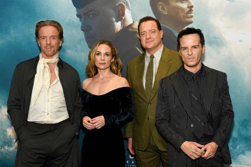 Damian Lewis, Kerry Condon, Brendan Fraser and Andrew Scott at "Pressure" New York Premiere 