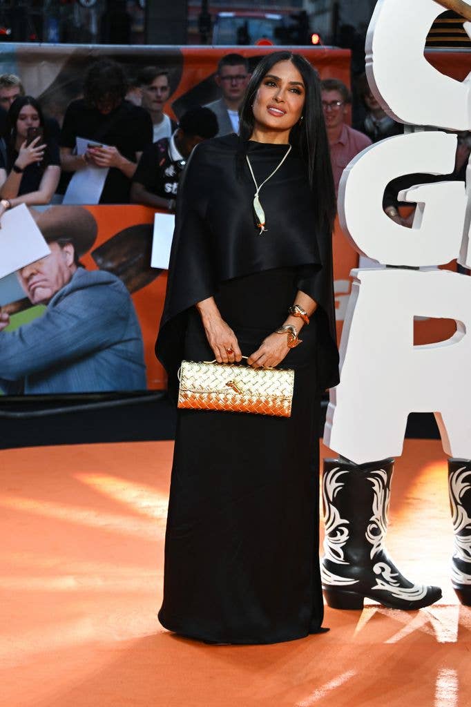 Salma Hayek attends the "Digger" Film and TV Charity Royal Film Performance and Global Premiere in Leicester Square on September 22, 2026 in London, England.