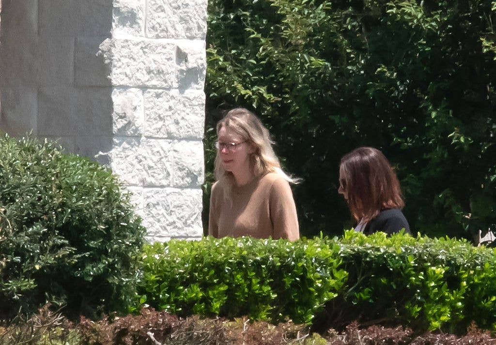Theranos' founder Elizabeth Holmes arrives at the Federal Prison Camp in Bryan, Texas, on May 30, 2023. 
