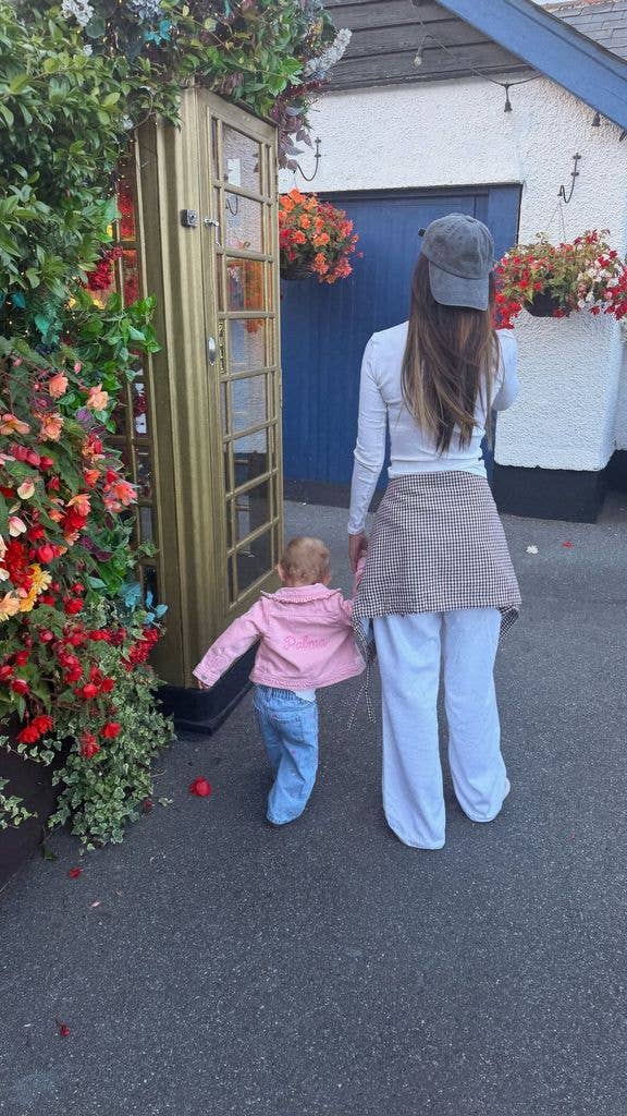 Michelle Keegan and her daughter Palma