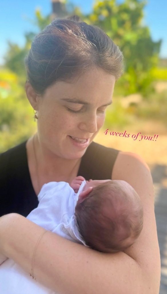 Princess Eugenie and her daughter