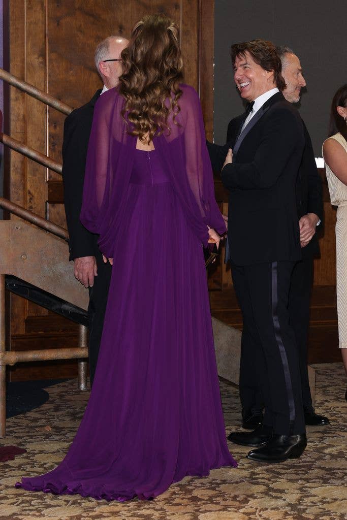 princess kate talking to tom cruise