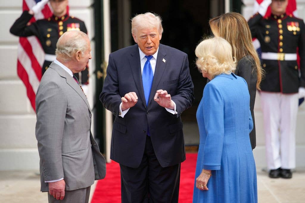 King Charles and Queen Camilla bid farewell to Donald Trump and Melania at the White House