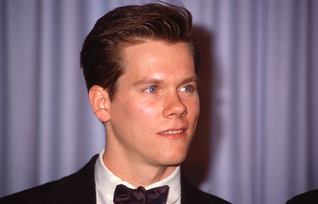Kevin Bacon pictured in 1984.