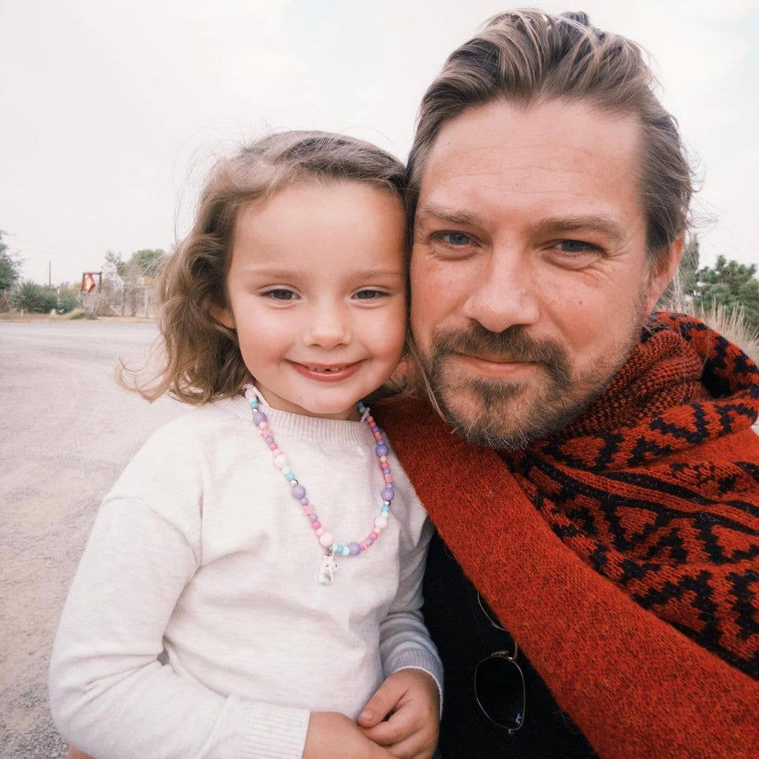 Taylor Hanson poses for a selfie with his daughter Maybellene Hanson, shared on Instagram