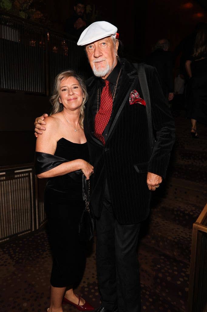 Elizabeth Jordan and Mick Fleetwood attend the Kering Foundation's Fifth Annual Caring For Women Dinner at The Pool on September 10, 2026 in New York City. (Photo by Kevin Mazur/Getty Images for Kering Foundation)