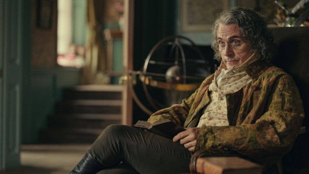 Rufus Sewell plays Mr Bennet