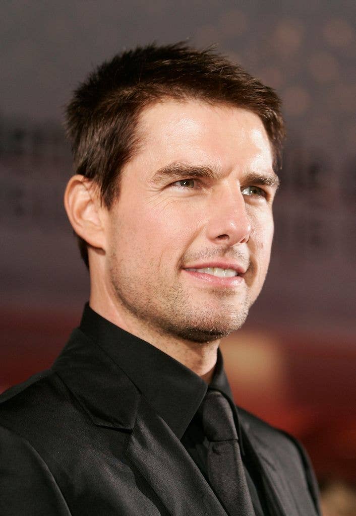 Actor Tom Cruise attends the "Collateral" Premiere at the 61st Venice Film Festival on September 3, 2004 in Venice, Italy.